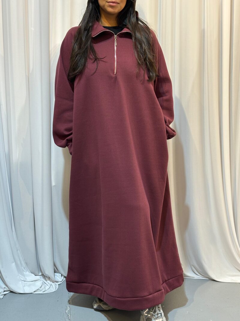 Robe sweat zip